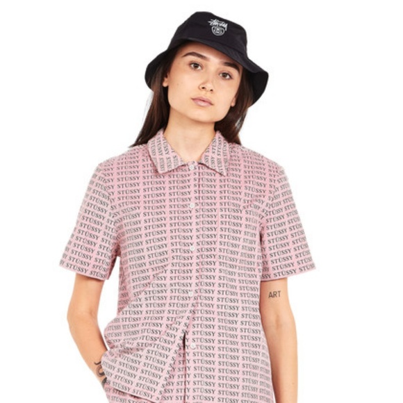 Rare Stussy Eva Printed Corduroy Shirt 
